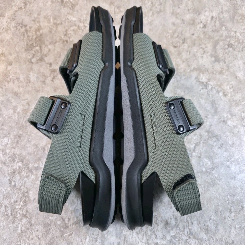 Birkenstock Tatacoa Birko Flor Futura Khaki Green Black Mens Size 11 New - Picture 2 of 5